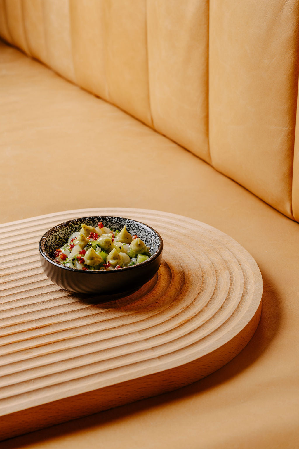 Crudo de pétoncle kiwi