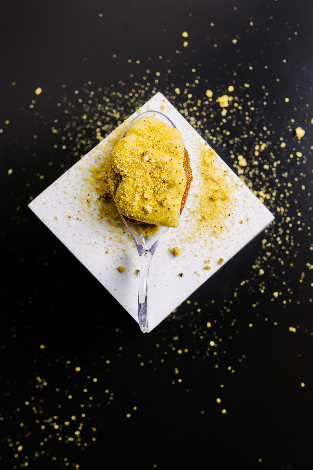 Tiramisu de madeleine pistache