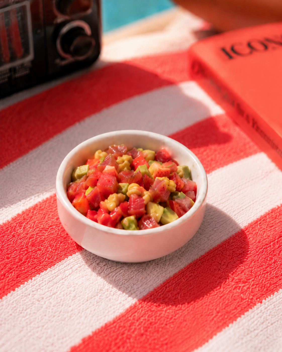 Crudo de thon rouge fraise