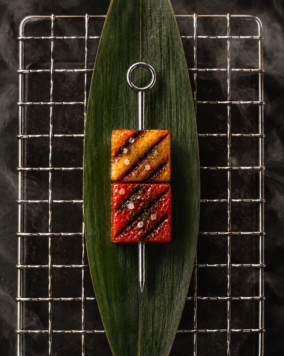 Brochette de halloumi melon d'eau