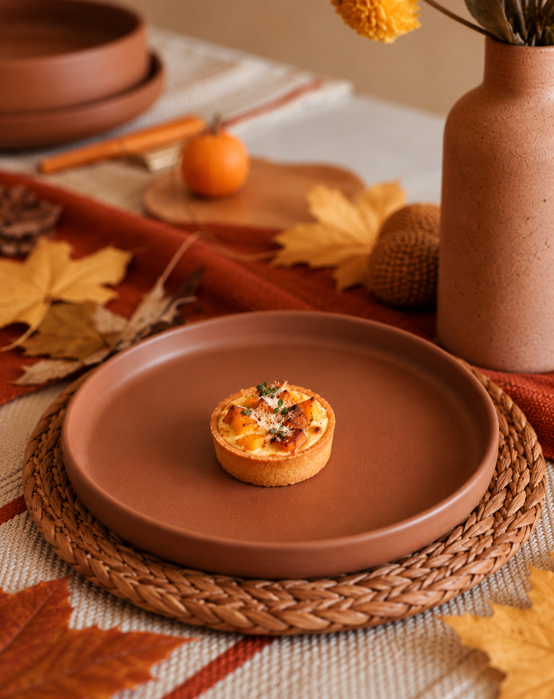 Mini quiche d'automne