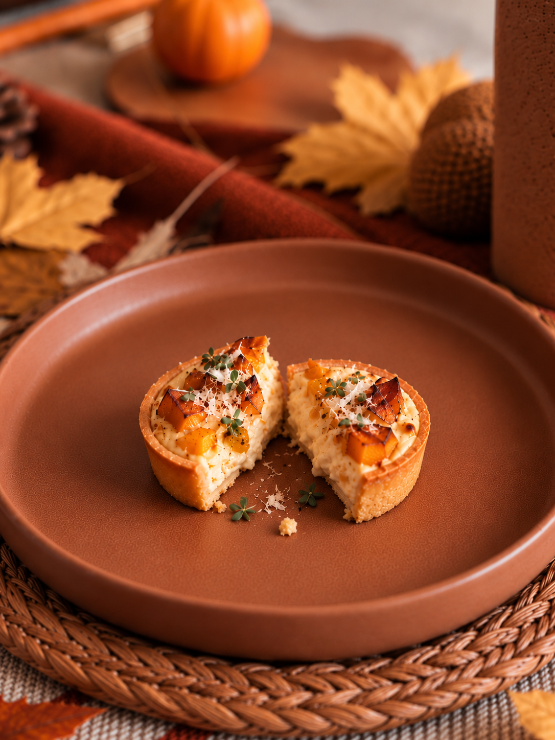 Mini quiche d'automne