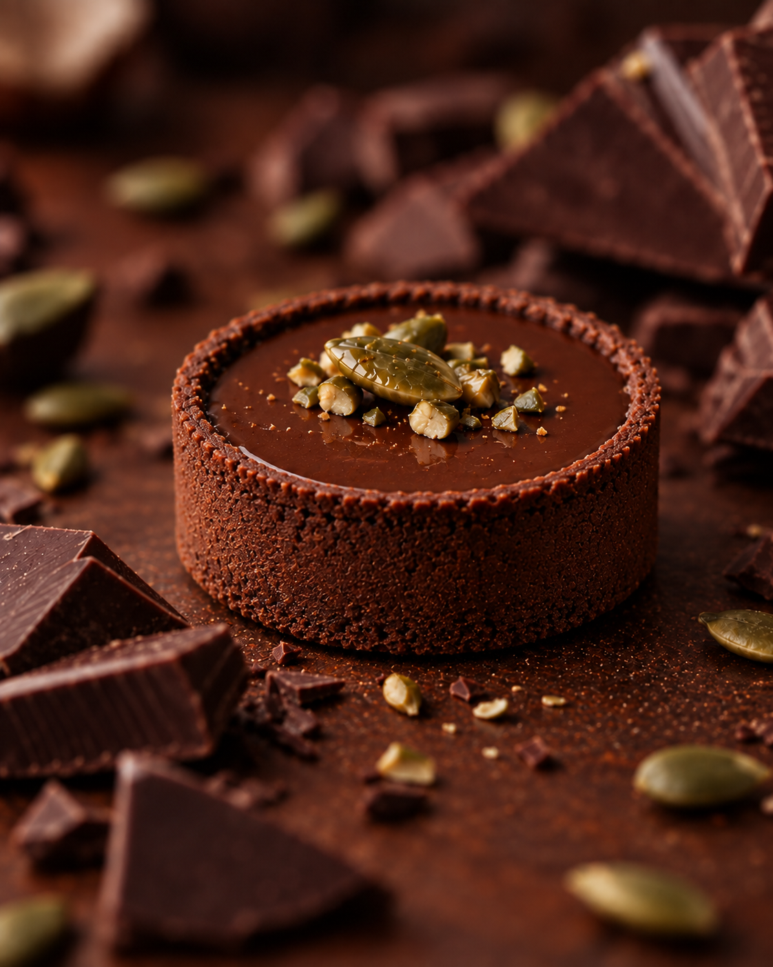 Tartelette chocolat courge
