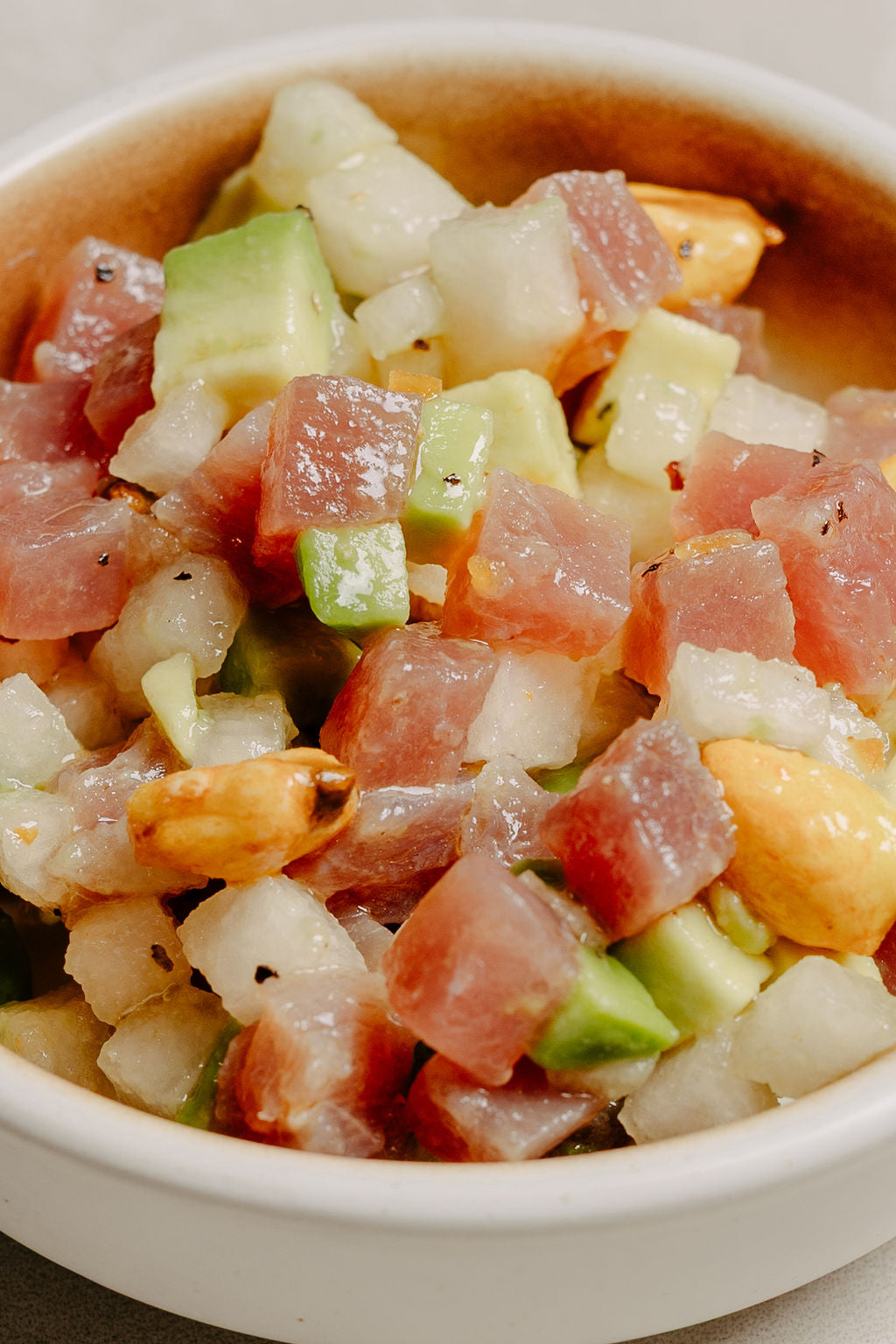 Crudo de thon rouge nashi