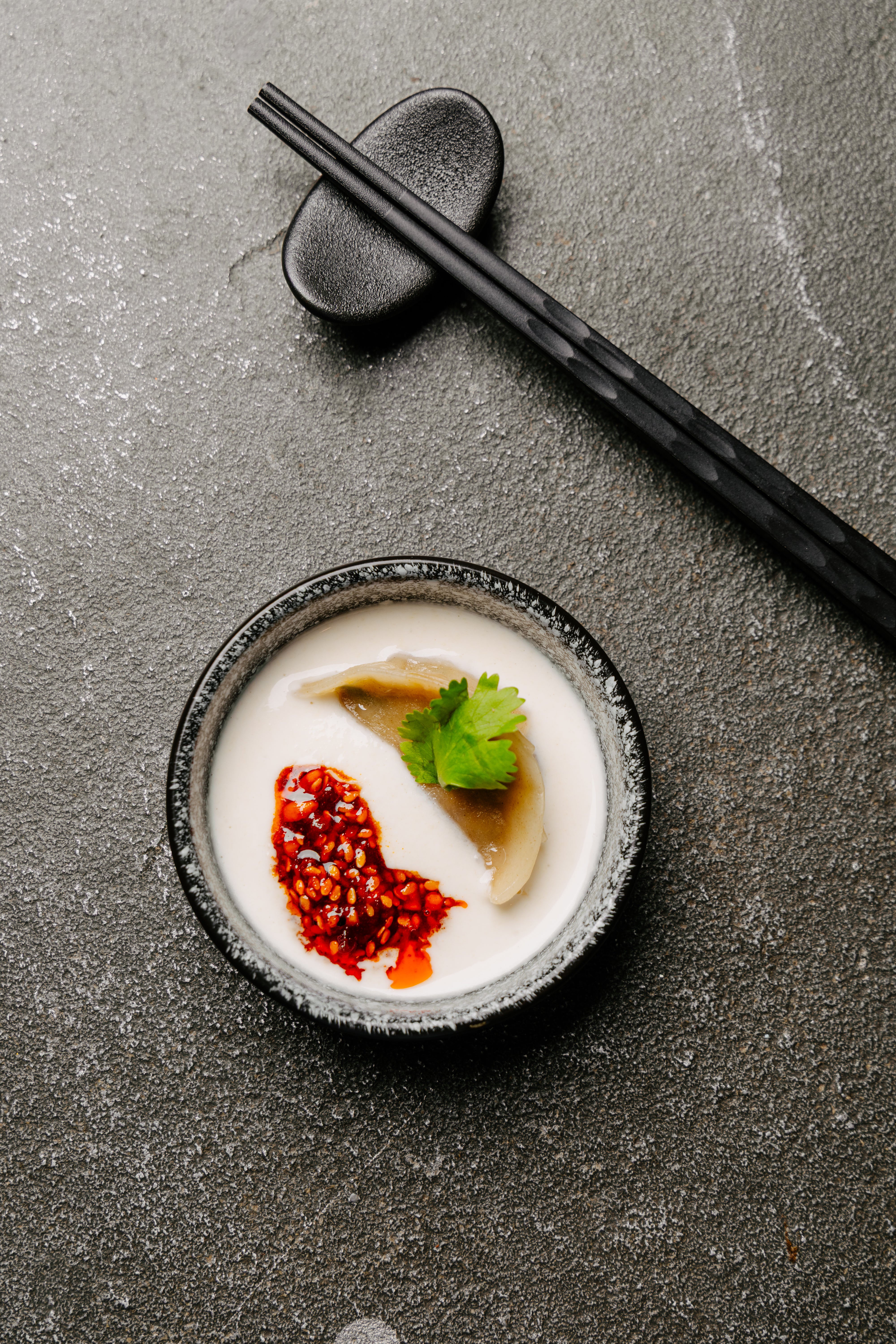 Gyoza poireau confit