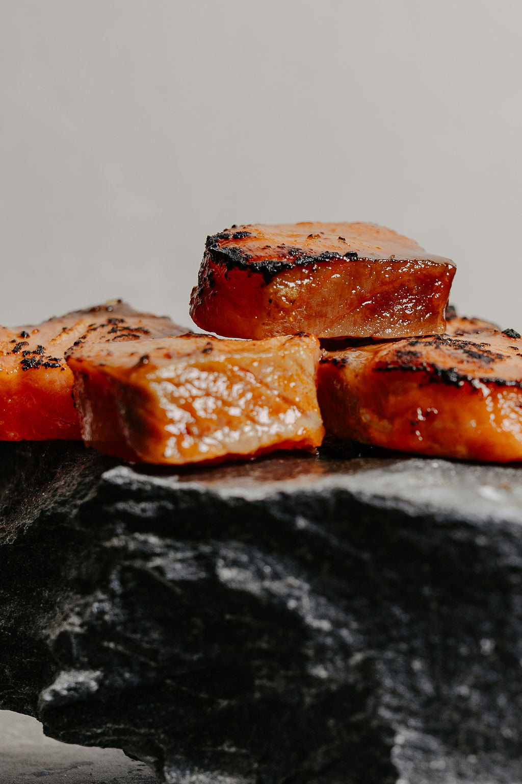 Médaillon de saumon érable harissa